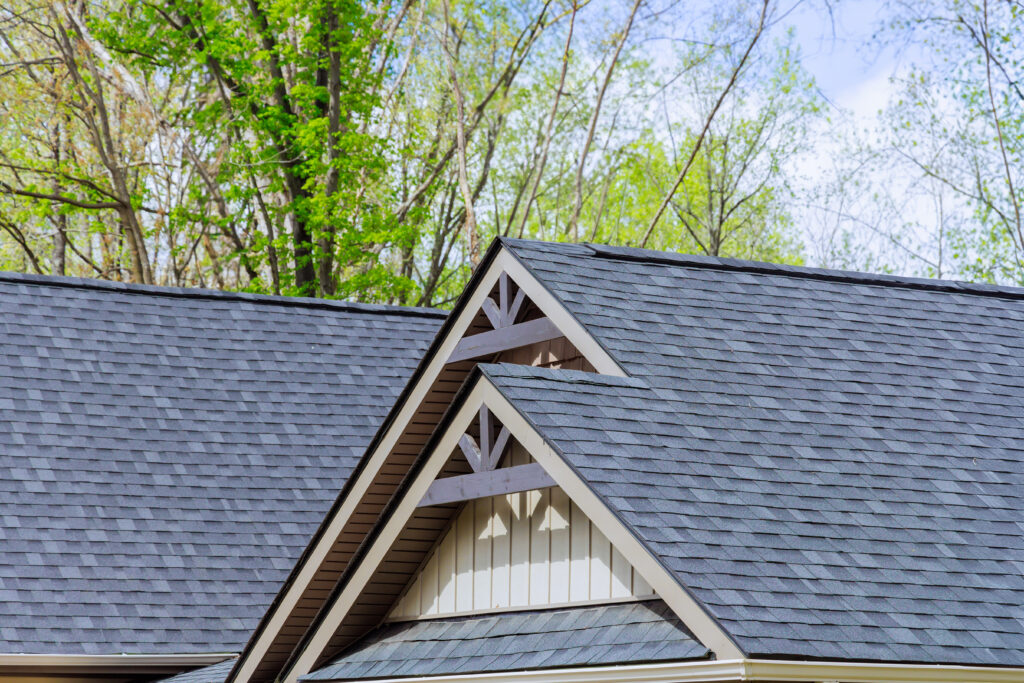 Architectural shingle roof installed by Liberty Home Construction